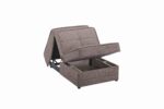 E-Z Glider Studio Love Seat Sleeper Beige