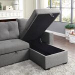 Polly Grey Sleeper Sectional