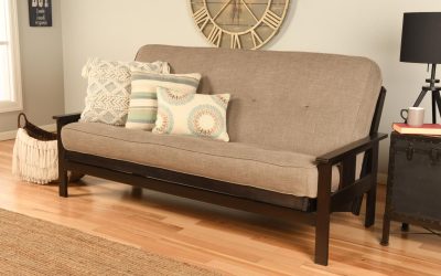 Monterey Full Wood Frame with Futon Mattress Espresso Finish