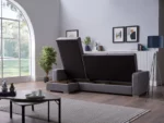 Cooper Sleeper Sectional Grey