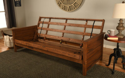 Lexington Full Wood Futon Frame Only Weathered Brown