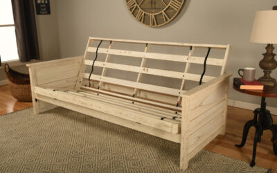 Lexington Full Wood Futon Frame Only Weathered White