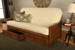 Lexington Full Wood Futon Frame Only Weathered Brown