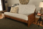 Lexington Full Wood Futon Frame Only Weathered Brown