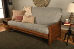 Lexington Full Wood Futon Frame Only Weathered Brown