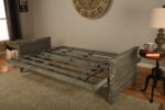 Lexington Full Wood Futon Frame Only Weathered Brown