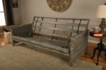 Lexington Full Wood Futon Frame Only Weathered Gray