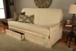 Lexington Full Wood Futon Frame Only Weathered White