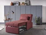 Amazing Mello pull out Sleeper chair burgundy | Futon World