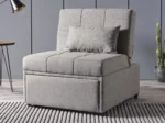 Soft Mello out sleeper chair grey | futon world