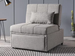 Soft Mello out sleeper chair grey | futon world