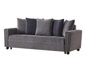 Sefena Queen Sofa Sleeper Gray | Futon World