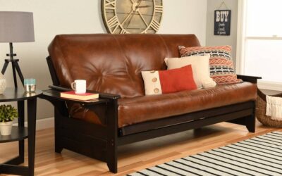 Phoenix Full Wood Frame with Futon Mattress Espresso Finish