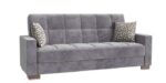 Armada Sofa Sleeper Microfiber Gray