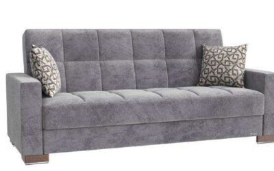 Armada Sofa Sleeper Microfiber Gray