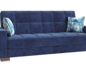 Armada Sofa Sleeper Microfiber Blue