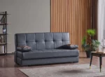 Soho Sofa Sleeper Gray PU