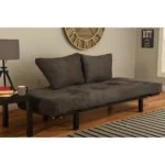 Spacley Futon Lounger Suede Gray | Futon Covers