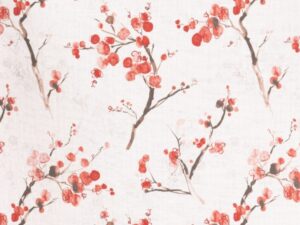 Coral Blossom Futon Cover