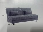 Sasta Click-Clack Grey | Futon sofa | Futon World