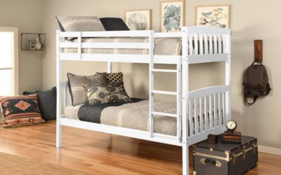 Claire Twin over Twin Bunk Bed in White