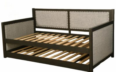 Sloane Daybed Graystone Finish with Pop Up Trundle