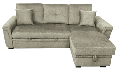 Aspen Sleeper Sectional Dark Beige