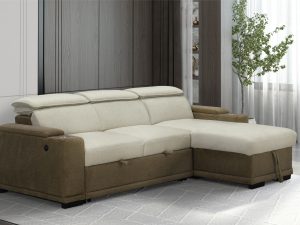 Colorado Sleeper Sectional Beige/Brown