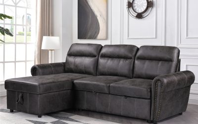Lana Sleeper sectional Grey