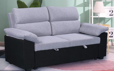 Paris love Seat Gray