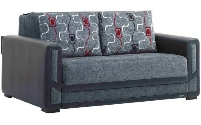 Mondo Max Full Size Love Seat Sleeper Gray