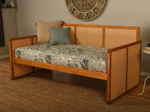 Abaco Daybed Honey Finish with Takara Rain Mattress