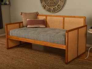 Abaco Daybed Honey Finish with Taxi Seaport Mattress
