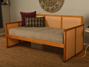 Abaco Daybed Honey Finish with Taxi Woodsmoke Mattress